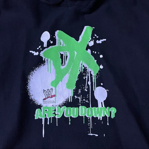 Vtg WWE Dx Triple H Degeneration X Hoodie Are You Down Rap T Sweatshirt Size XL - Picture 3 of 5